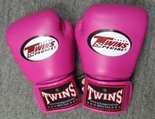 TWINS 拳擊手套   亮粉色