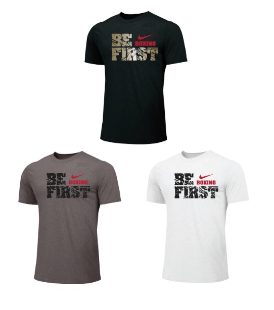 NIKE MEN S BOXING BE FIRST COTTON TEE First Boxing